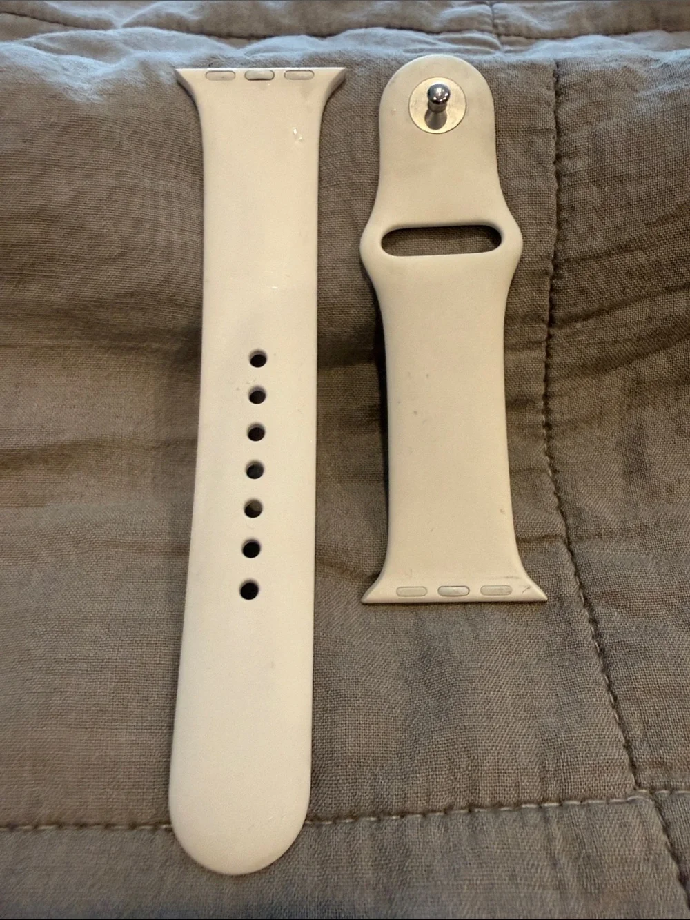 Silicone Replacement Watch Band - White